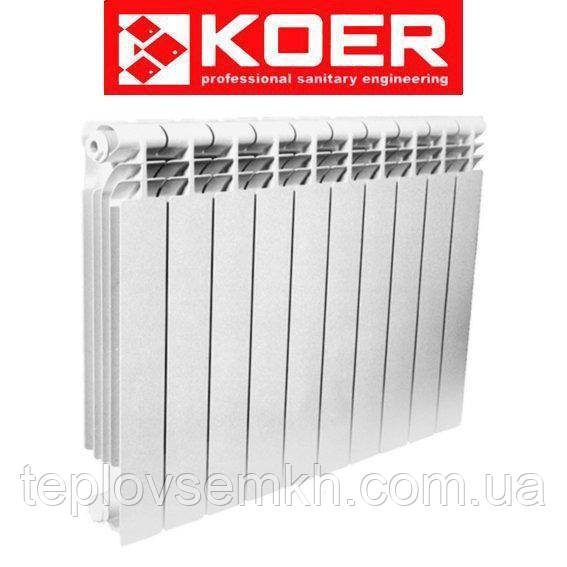 Биметаллический радиатор Koer Extreme Чехия 500/96 10 секций - фото 8 - id-p1455551819