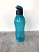 Еко-пляшка (750 мл) з кришкою клапан, колір морська хвиля, багаторазова пляшка для води Tupperware (Оригінал), фото 5