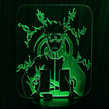 Акриловий світильник-нічник Наруто 6 зелений tty-n000278