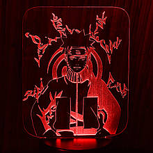 Акриловий світильник-нічник Наруто 6 червоний tty-n000279