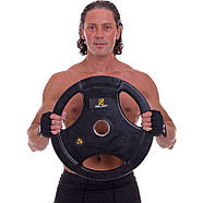 Млинці 51 мм 25 кг (диски) погумовані Zelart, фото 5