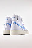 Жіночі кросівки Nike Blazer Mid '77 Color Code, білі шкіряні кросівки найк блейзер мід, фото 6