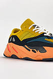Чоловічі кросівки Adidas Yeezy Boost 700 Sun, жовті замшеві кросівки адідас ізі буст 700, фото 5