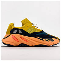 Мужские кроссовки Adidas Yeezy Boost 700 Sun, желтые замшевые кроссовки адидас изи буст 700