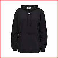 Толстовка жіноча Adidas women's Originals Trefoil Essential Hoodie ОРИГІНАЛ (розмір S) чорна