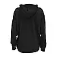 Толстовка жіноча Adidas women's Originals Trefoil Essential Hoodie ОРИГІНАЛ (розмір S) чорна, фото 4