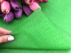 Бумага тишью 55х60 см (5 аркушів), світло-зелений