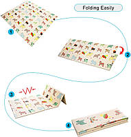 Детский раскладной коврик Folding baby mat 180*200