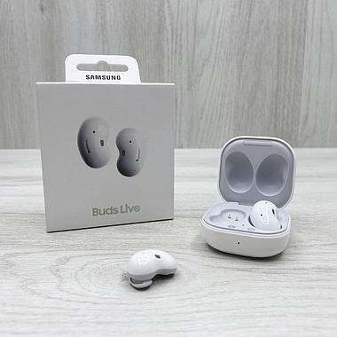 Бездротові навушники SAMSUNG GALAXY BUDS LIVE (білі), фото 2