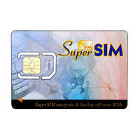 16в1 SuperSim MultiSim мультисім-карта, multi sim, 103254