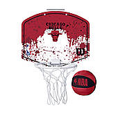 Міні-щит дитячий баскетбольний Wilson NBA Team Mini Hoop Chicago Bulls (WTBA1302CHI)