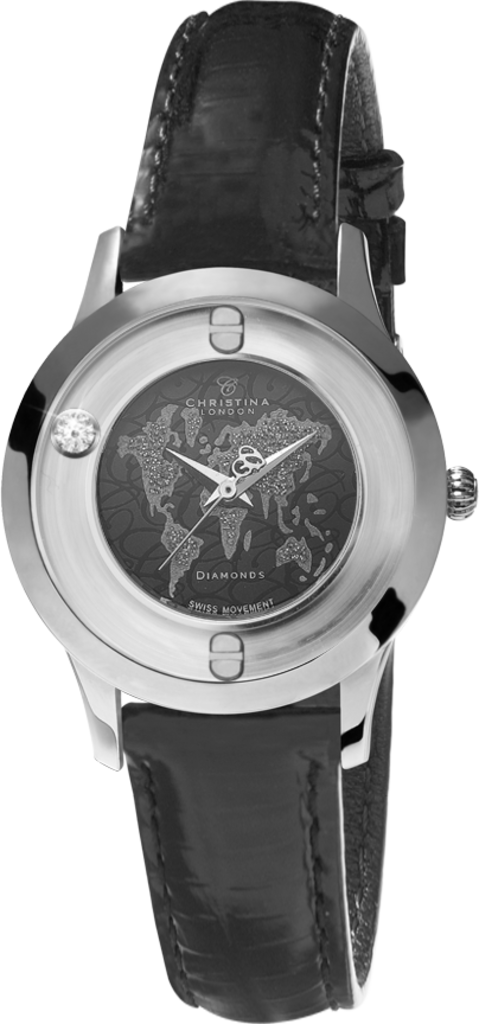 Годинник CHRISTINA 334SBLBL-WORLD