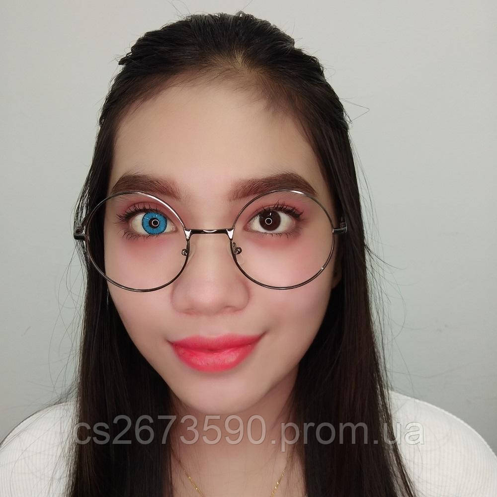 Купить Синие Аниме cos контактные линзы для зрения.. Цветные линзы для ...