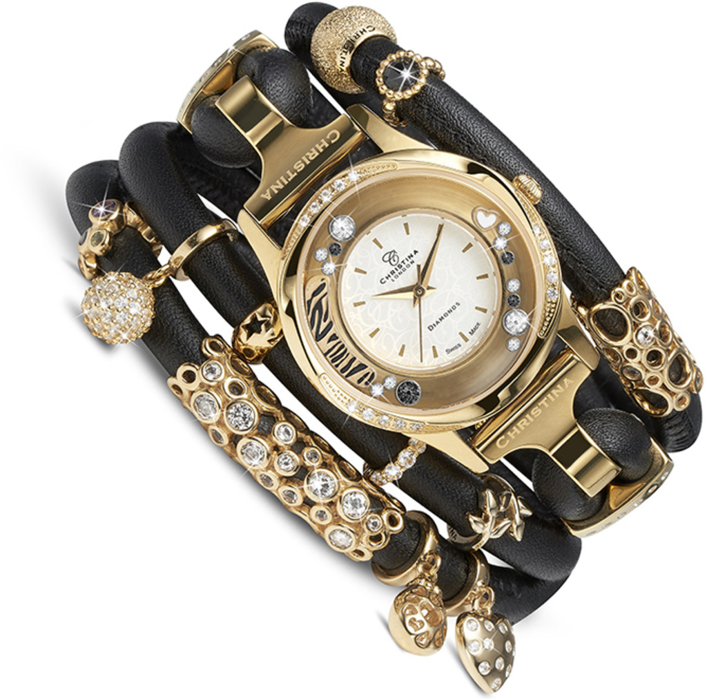 Годинник CHRISTINA 300GWBL Time Gold