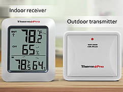 Термометр гігрометр ThermoPro TP60S з зовнішнім датчиком