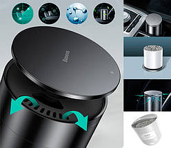 Ароматизатор Baseus Minimalist Car Cup Holder Air Freshener SUXUN-CL01 (Сologne, Чорний), фото 2