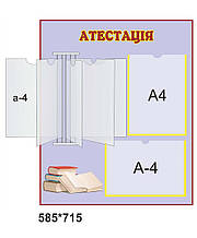Стенд "Атестація"
