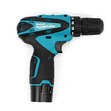 Акумуляторний шурупокрут Makita DF330DWE 12 V, 2 Ah з набором мультитулс, шурупокрут для дому Макіта, фото 8