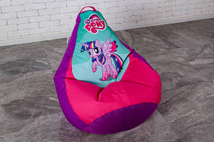 Дитячі безкаркасні крісла, пуфи