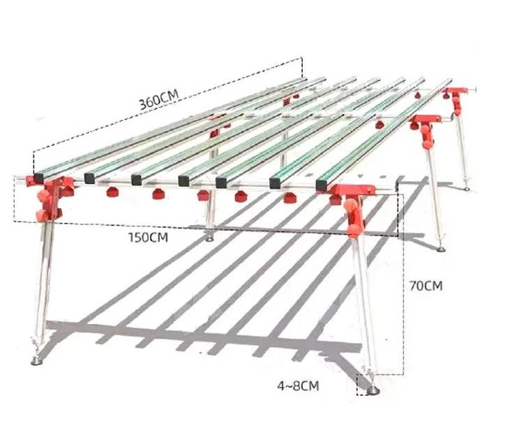 Стіл для різання керамограніта Shijing P703 3,6x1,5м двойний