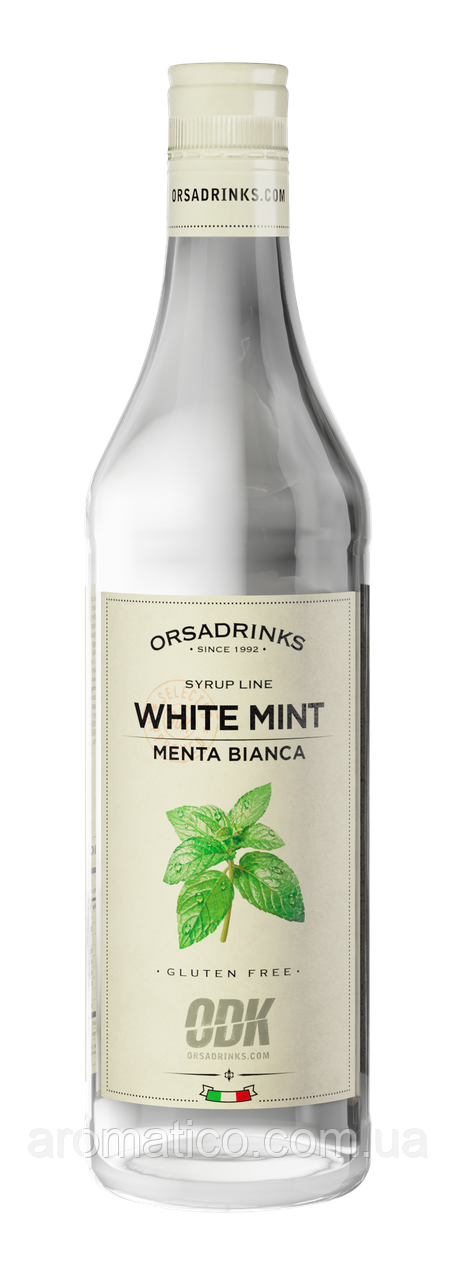 Сироп "ODK" Біла м'ята скло 0,75 л