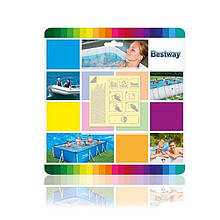 Самоклейки Bestway 62068. Розмір 6 х 6 см, 10 шт