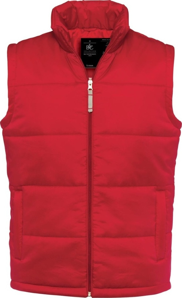 Жилетка B&C Bodywarmer (Червоний S)