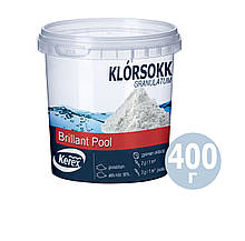 Швидкорозчинний шок хлор для дезінфекції в гранулах Kerex 80023, 400 р, Угорщина