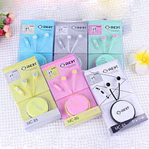 Навушники OREЭT MC85 внутрішньоканальні / Гарнітура OREЭT MC85 з коробочкою, фото 3