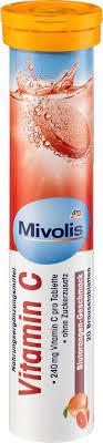 Розчинні таблетки-вітаміни Mivolis Vitamin C, 20 шт.