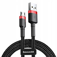 Кабель USB Baseus Cafule MicroUSB 1.5A 2m, Red+Black (CAMKLF-C91)