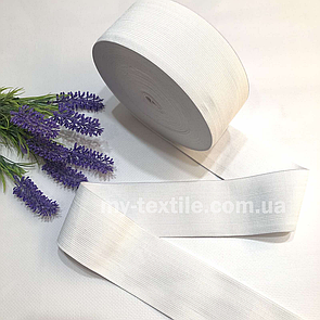 Гумка швейна біла 6 см