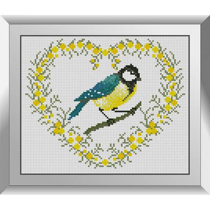 31692 Синичка Набір діамантового живопису, фото 1