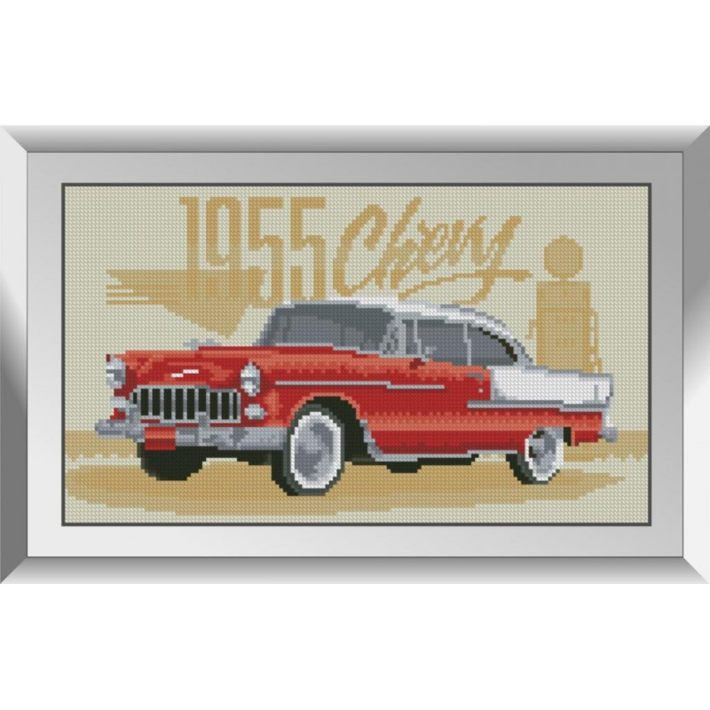 31708 Ретро машина (черрі) Набір діамантового живопису