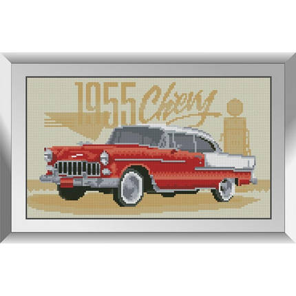 31708 Ретро машина (черрі) Набір діамантового живопису, фото 1