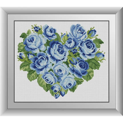 31726 Сердце троянд-2 Набір діамантового живопису, фото 1