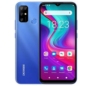 Смартфон DOOGEE X96 PRO 4/64 BLUE, 2sim, 5400mAh, 13+2+2+2/8Мп, екран 5.52" IPS, 8 ядер, 4G