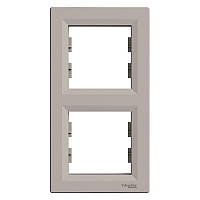 Рамка 2-постова вертикальна Schneider Electric Asfora бронза (EPH5810269)