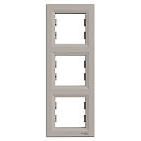 Рамка 3-постова вертикальна Schneider Electric Asfora бронза (EPH5810369)