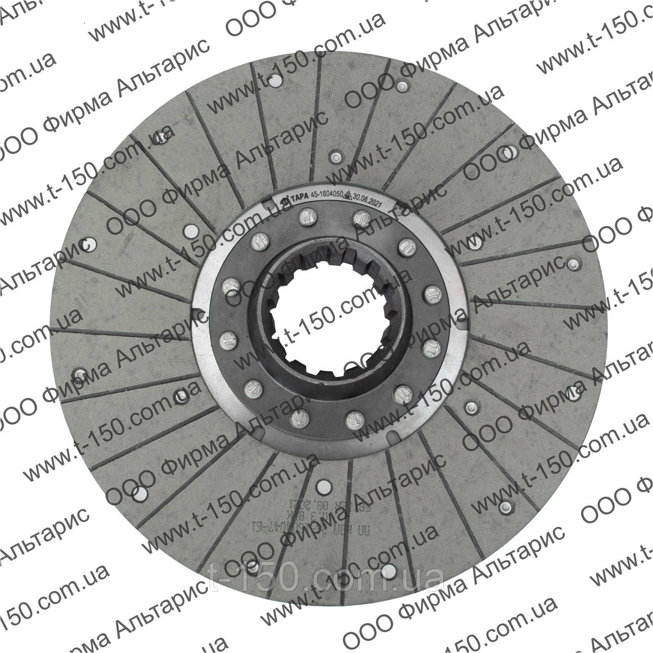 Диск муфти ВОМ ЮМЗ-6, на кульках, 45-1604050-12, Китай, фото 1