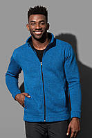 Мужская куртка Stedman (Active Knit Fleece Jacket) из трикотажной флисовой ткани