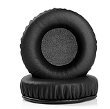 Амбушури для навушників Bluedio T2+ Plus Bluedio T3 Hurricane H-Turbine Vinyl Колір Чорний Black, фото 4