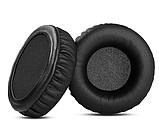 Амбушури для навушників Bluedio T2+ Plus Bluedio T3 Hurricane H-Turbine Vinyl Колір Чорний Black, фото 3