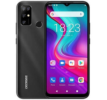 Смартфон DOOGEE X96 PRO 4/64 BLACK, 2sim, 5400mAh, 13+2+2+2/8Мп, екран 5.52" IPS, 8 ядер, 4G