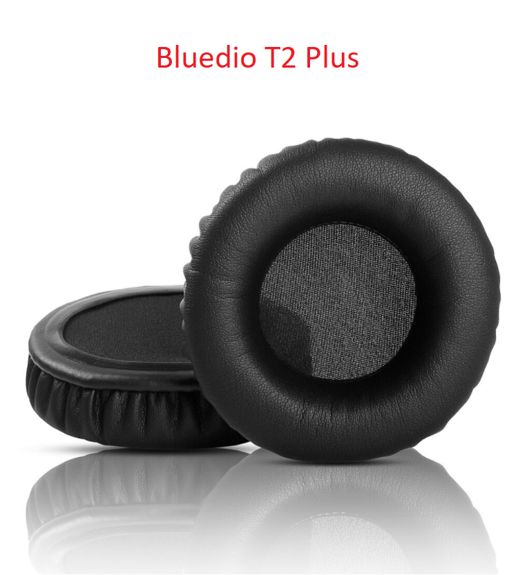 Амбушури для навушників Bluedio T2+ Plus Bluedio T3 Hurricane H-Turbine Vinyl Колір Чорний Black, фото 1