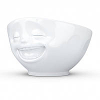 Фарфоровая салатница из серии эмоциональной посуды от Tassen "Смех" 1000 мл