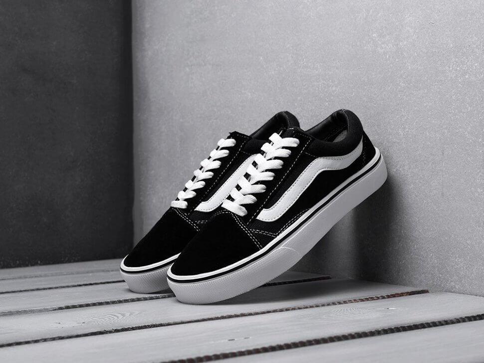 Vans Old Skool Black White (кеди Ванс Олд Скул чорно-білі) 44