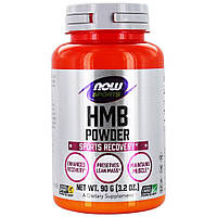 Now Foods, HMB Powder (90г.), НМВ гидроксиметилбутират