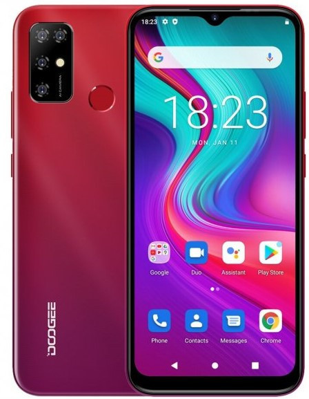 Смартфон DOOGEE X96 PRO 4/64 Red, 2sim, 5400mAh, 13+2+2+2/8Мп, екран 5.52" IPS, 8 ядер, 4G