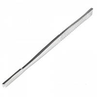 Долото плоске з рифленою ручкою по Partsch SURGIWELOMED. Довжина 14,5 см, ширина 6 мм